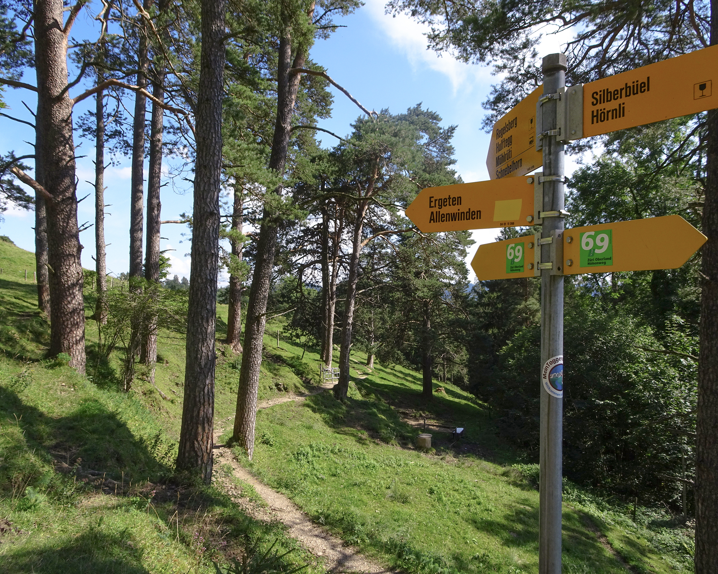 Züri Oberland-Höhenweg, Etappe 2/4