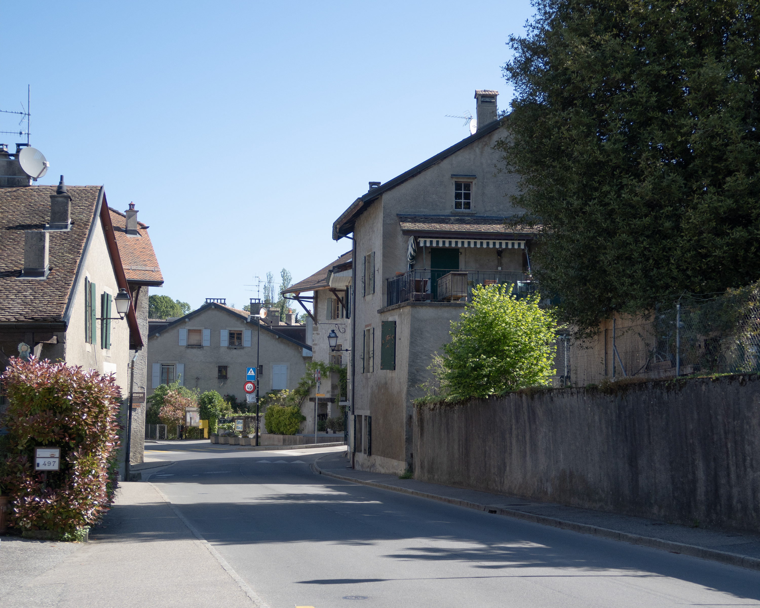 Promenade du coteau entre Arve et lac