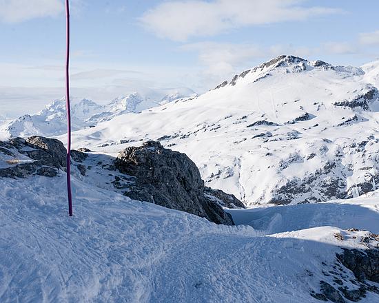 Schneeschuhtrail Oberer Segnesboden Snowshoe trekking