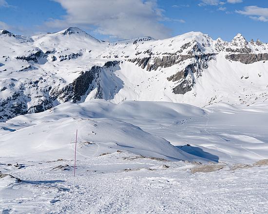 Schneeschuhtrail Oberer Segnesboden Snowshoe trekking